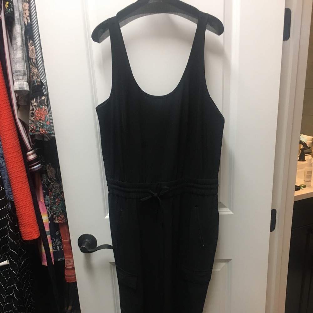 Athleta size Small black jumpsuit.